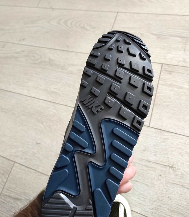 (1752) Акція! Кросівки Nike Air Max 90 Lahar чорні з синім (42 44 45) найк найки