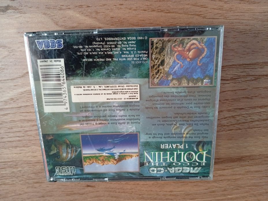 Ecco the Dolphin Sega Mega CD Completo