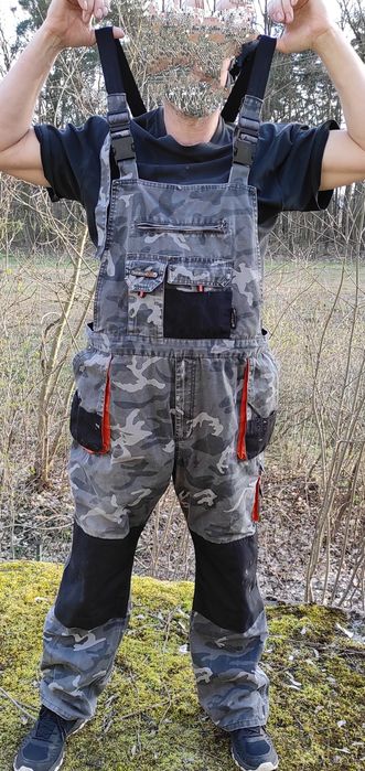 Ogrodniczki moro terratrend Job xxxl
