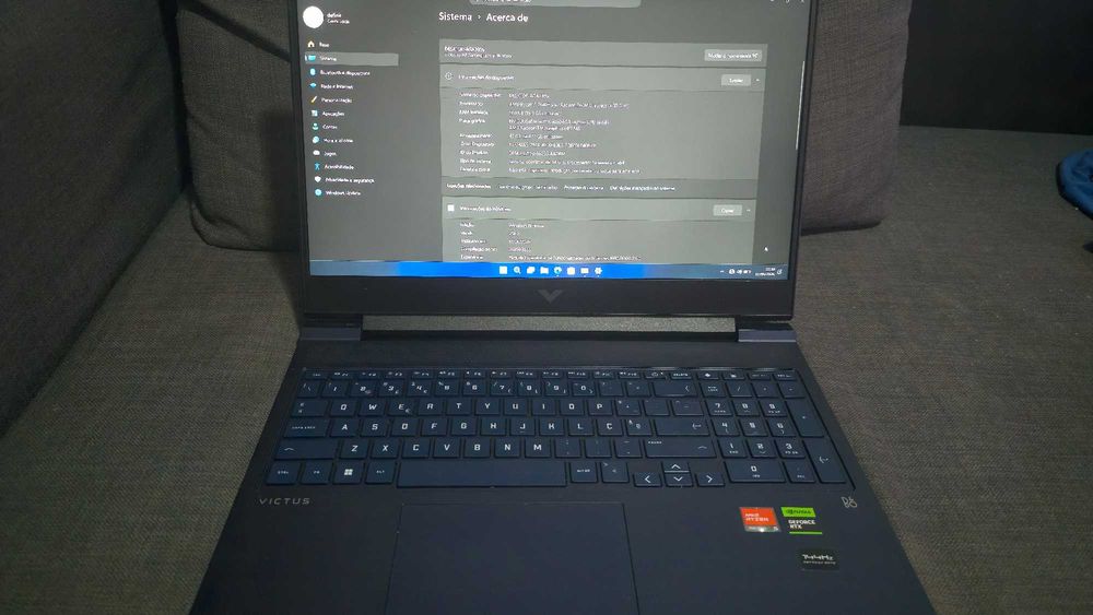 Portatil Victus Gaming 144hz RTX 3050