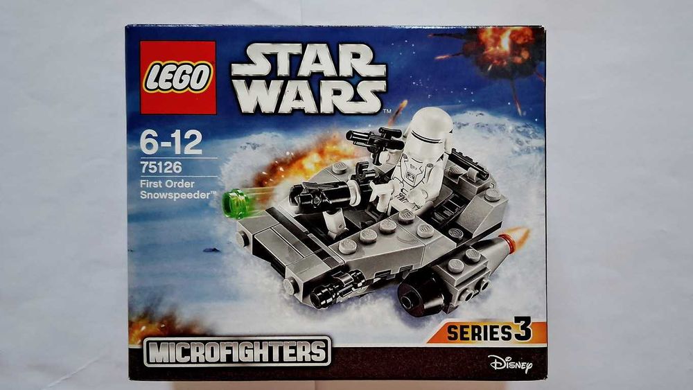 Lego Star Wars 75126 First Order Snowsper Microfighter Series 3 selado