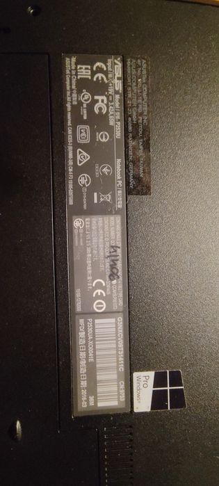 Asus pro p2530u laptop notebook