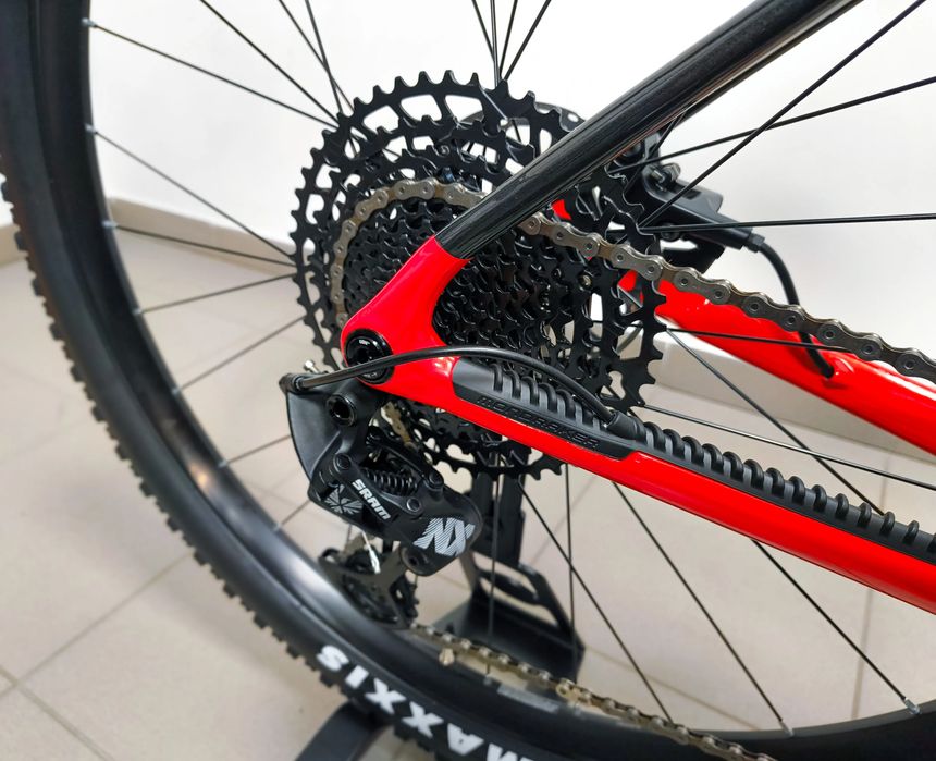 Rower Mondraker Chrono Carbon DC flame red/grey/silver 2025