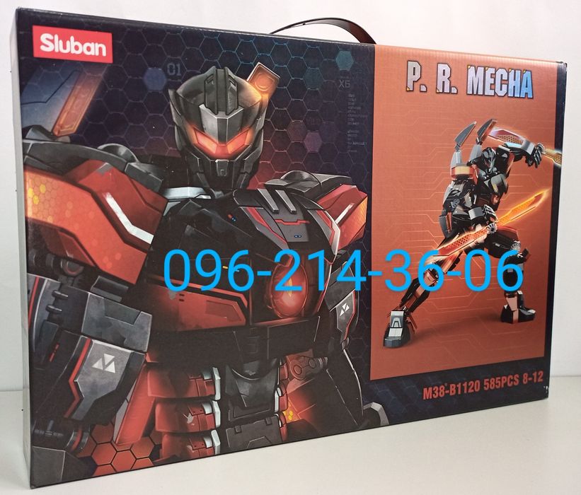 Конструктор P.R. Mecha SLUBAN M38-B1120 Робот Dark Wanderer 585дет