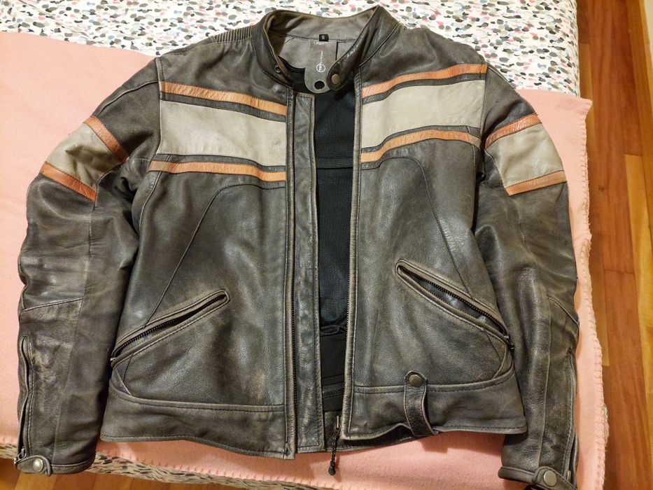 Casaco Motard em pele