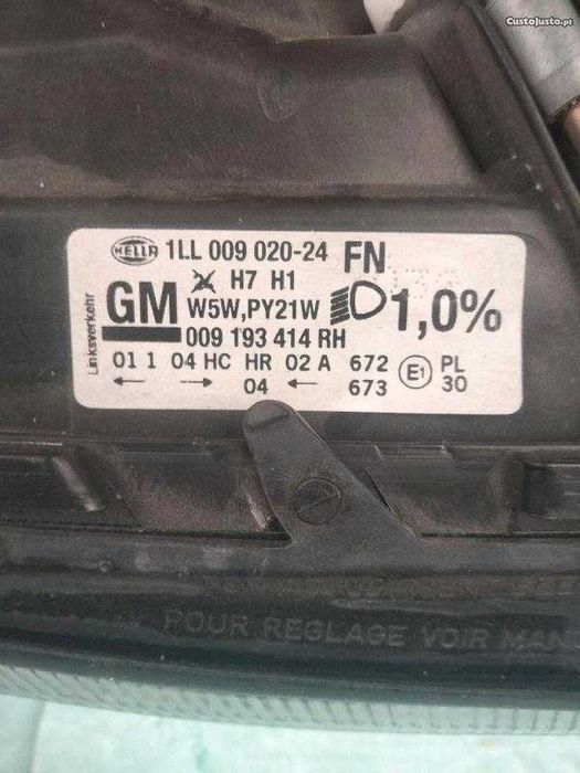 Otica Direita Opel Omega B | 102497