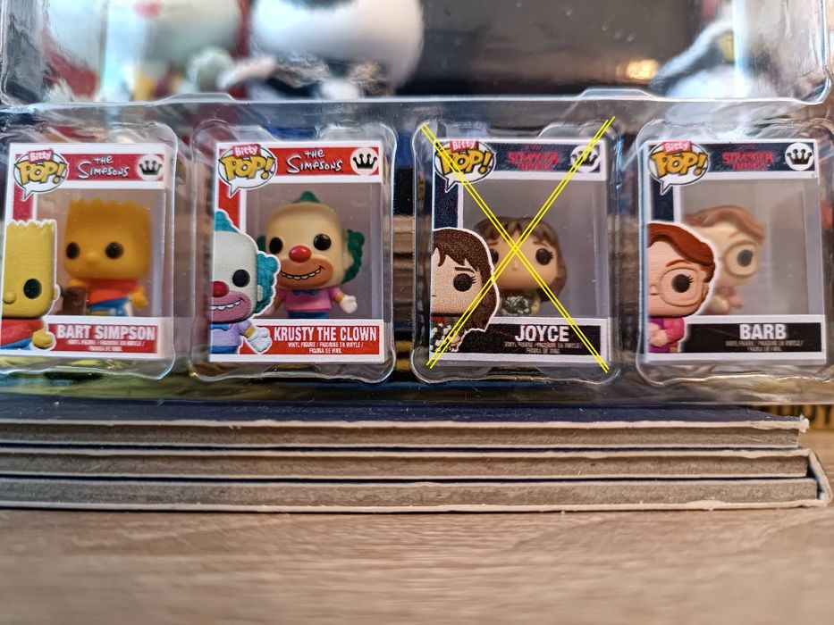 Funko Bitty Pop Stranger Things Simpsons Doorables