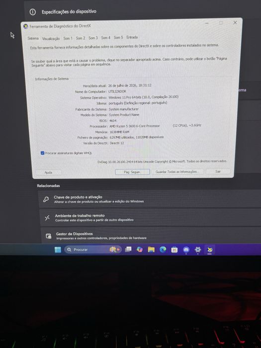 PC Gamer Ryzen 5 rtx 3050
