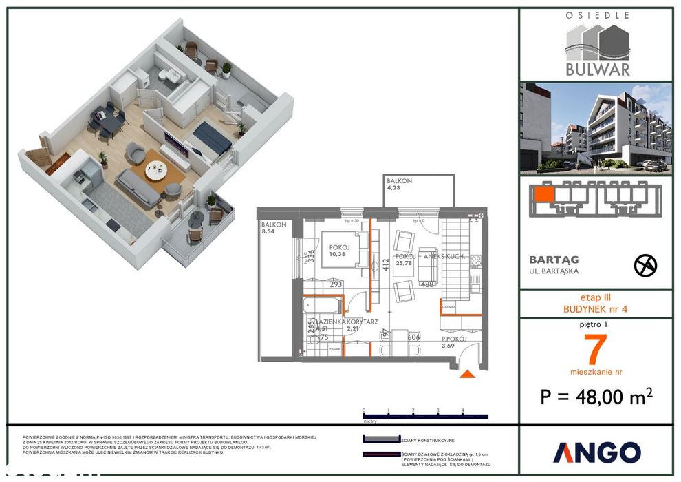 Osiedle Bulwar | mieszkanie nr 7