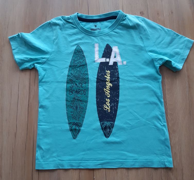 T-shirt chłopięcy z motywem,rozm.122/128,Pepperts