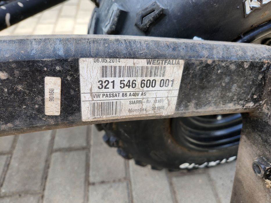 vw passat b6 hak holowniczy vestfalia