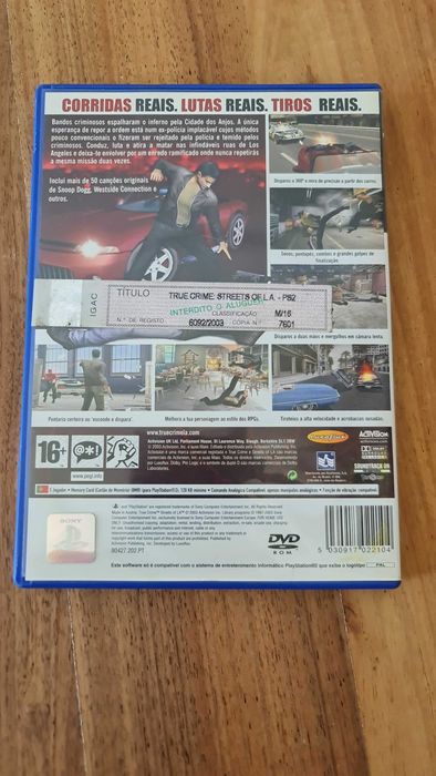 True Crime Streets of LA (completo) Playstation 2
