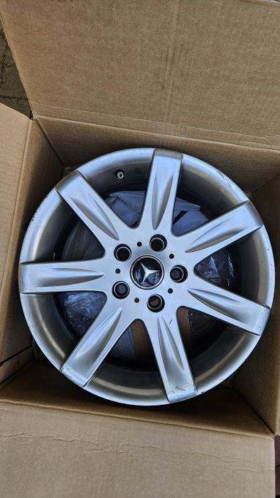 Felgi Aluminiowe Alessio 16" 7.5J ET35 Mercedes 5x112 (Komplet)