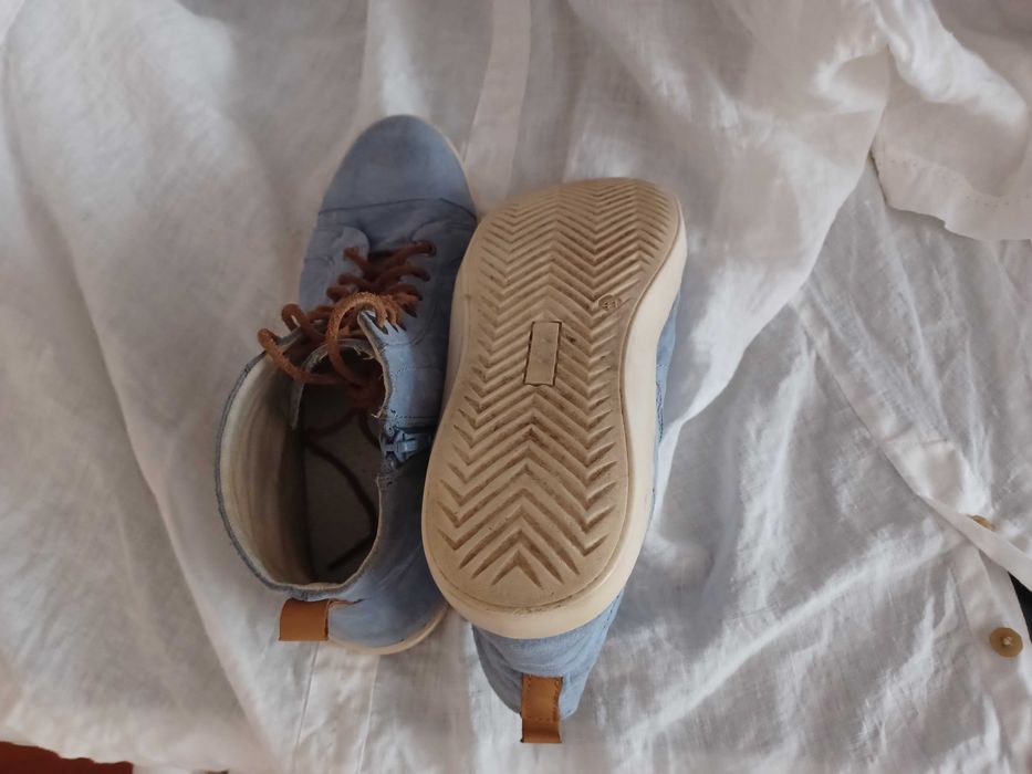 Buty Sneakersy/Trampki a'la Jeans z zamkiem marki Y.K.K. rozmiar 41.