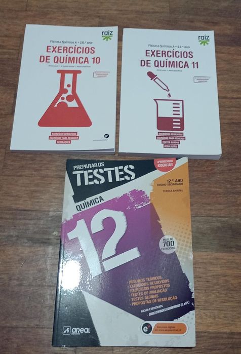 Livros de preparação para Exame de Química