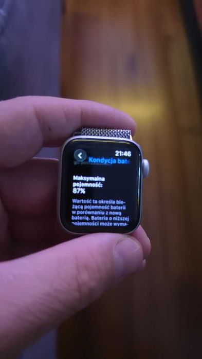 Apple Watch SE 2 40mm Cellular A2725, srebrna bransoleta, Poznań