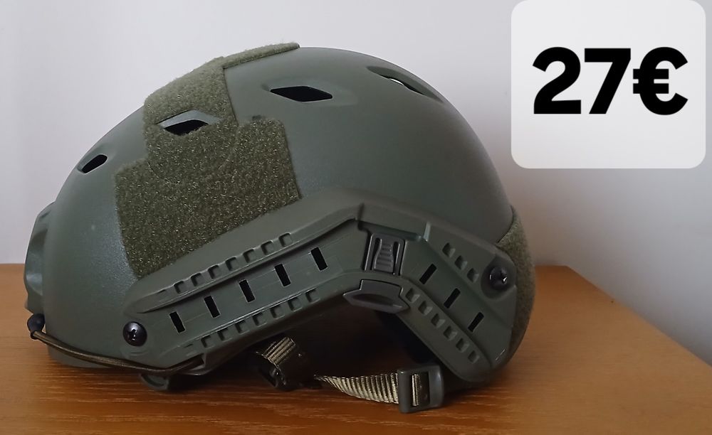 Capacete para pratica de airsoft. Pouco usada.