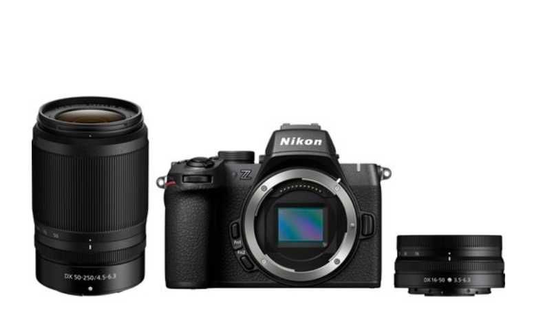 Aparat NIKON Z50II Czarny + Obiektyw Nikkor Z DX 16-50 mm f/3.5-6.3 VR + Z DX 50-250 mm f/4.5-6.3 VR, 20.9Mpix, UHD 4K 60p, EXPEED 7