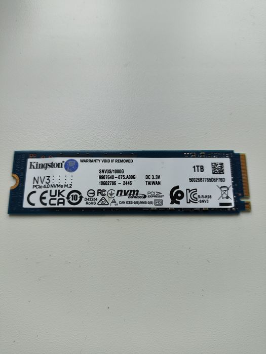 SSD 1TB M.2 NVMe Kingston NV3 M.2 2280 PCIe Gen4.0 -