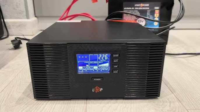 ДБЖ з правильною синусоїдою 12V LPM-PSW-1500VA (1050Вт)