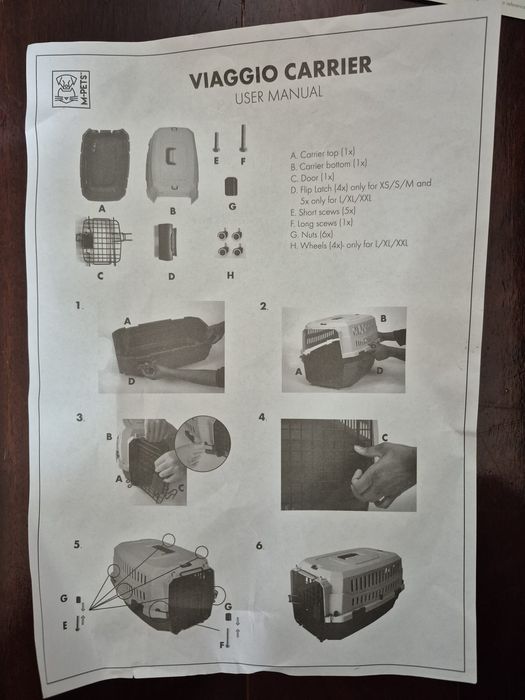Caixa de transporte cão Viaggio Carrier