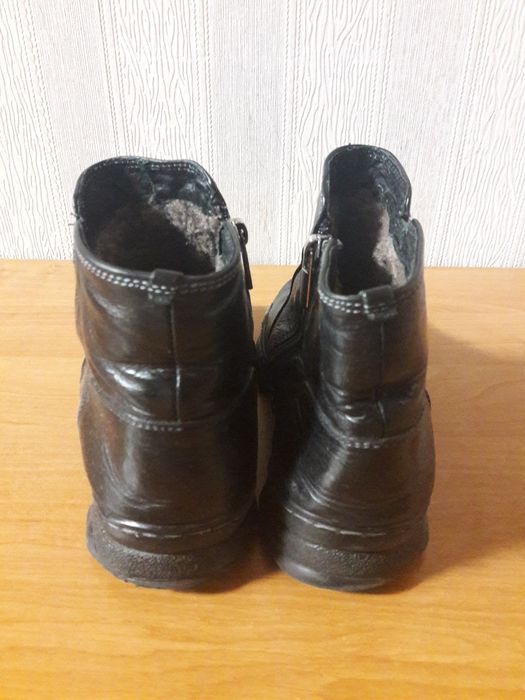 Ботинки кожаные зима  для мальчика