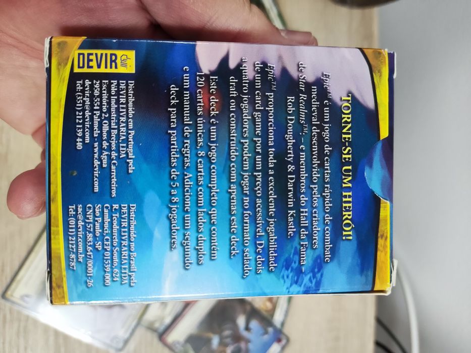 Baralho novo e completo epic