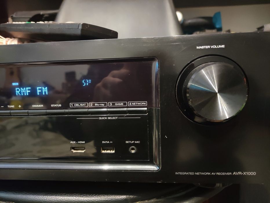 Denon AVR-X1000 Amplituner 5.1 HDMI,Radio Internetowe.