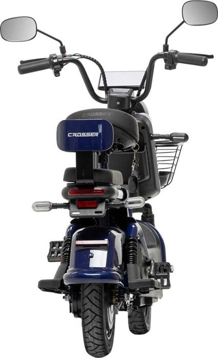 НОВИНКА 2026! Електровелосипед Crosser CR2 (800ВТ 60В 24Ан) - Синій