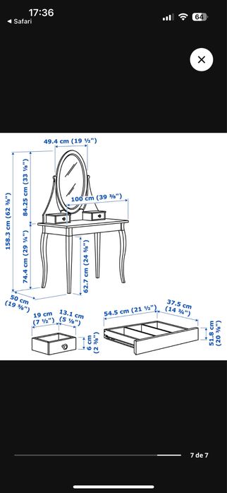 Toucador Hemnes IKEA