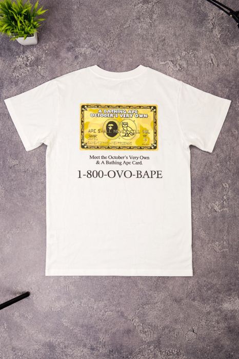 ‼️ Футболка Bape x OVO Gold Card Tee