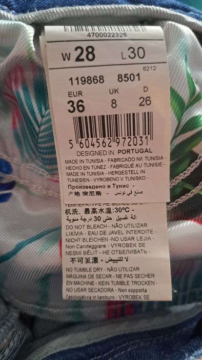 3 calças Salsa Push Up Wonder, tam.36