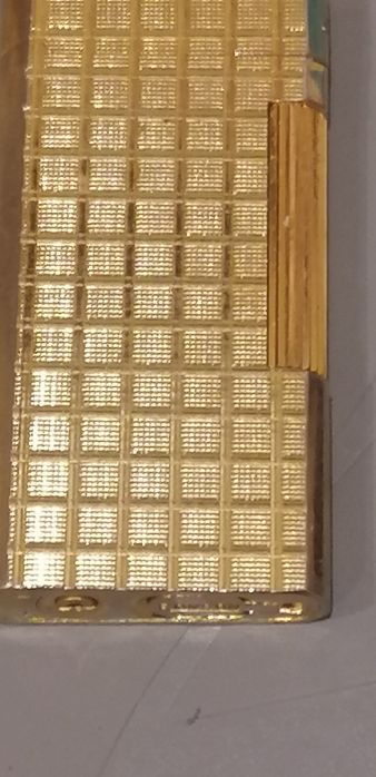 Isqueiro ronson gas plaque de ouro
