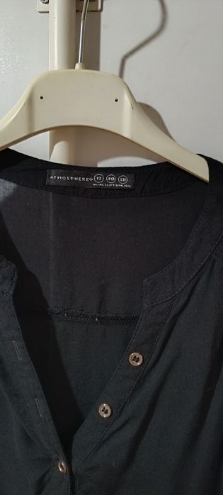 Camisa preta Atmosphere tamanho L. Usada.
