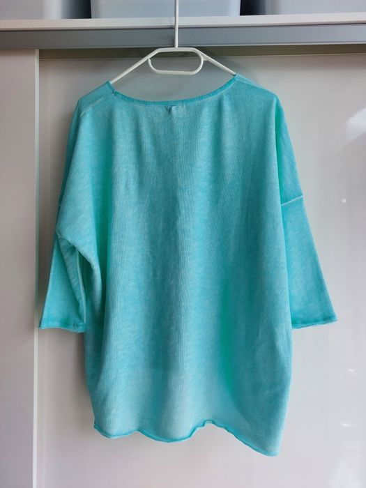 Bluza miętowa Soccx Reg Trademark S 36 M 38