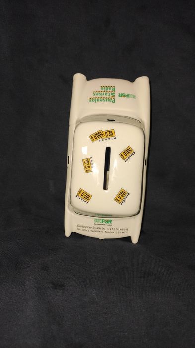 Porcelanowy Trabant PSR, Trabi PSR, skarbonka