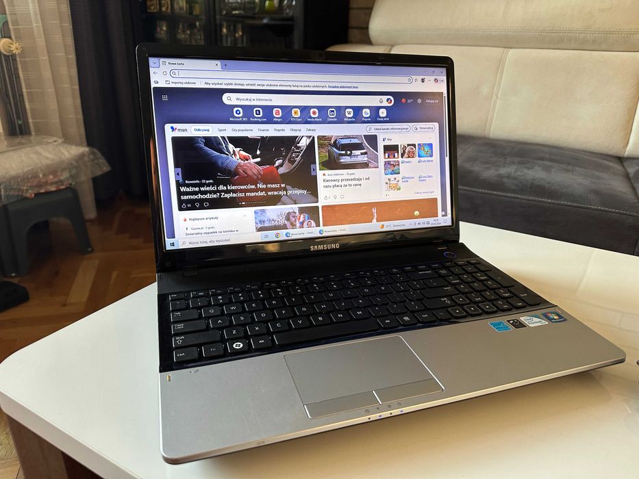 Laptop Samsung NP300E5A 8GB ram 120gb dysk SSD idealny do internetu nie dell acer hp asus toshiba
