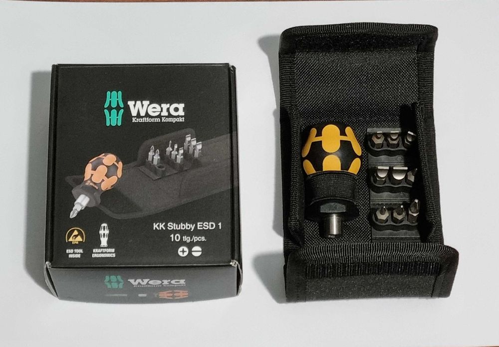 WERA Kraftform Kompakt Stubby ESD 1 - nowy