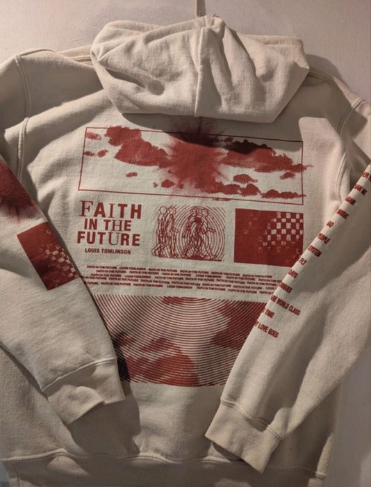 bluza louis tomlinson ecru faith in the future