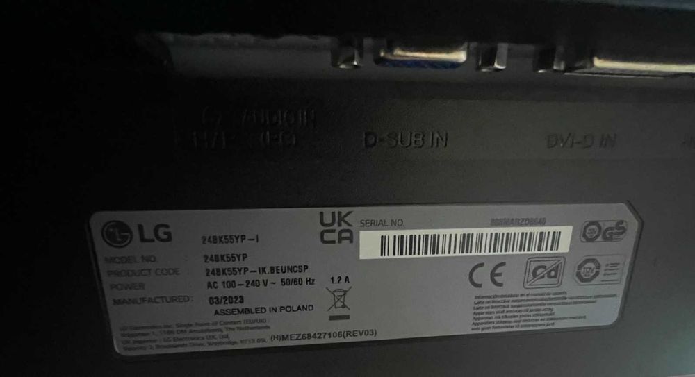 Продам Монітор LG 24BK55YP-I