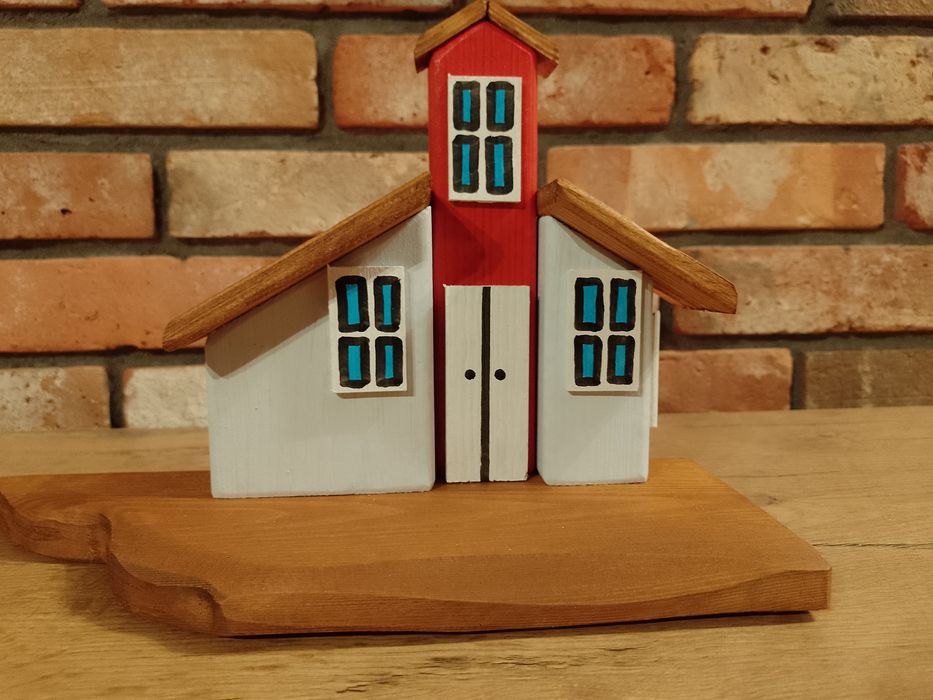 Domek drewniany dekoracja