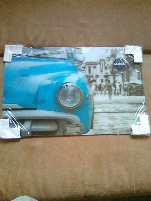 Szklany obraz samochód