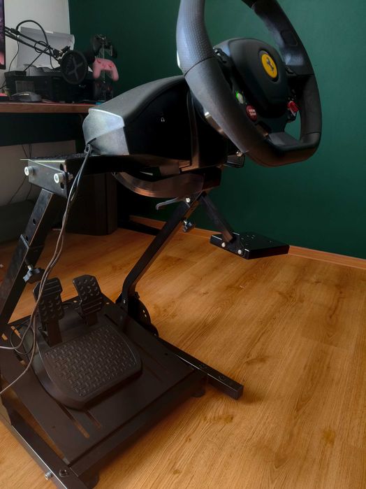 Kierownica thrustmaster t80 ferrari edition 488gtb + stojak regulowany vevor XBOX360