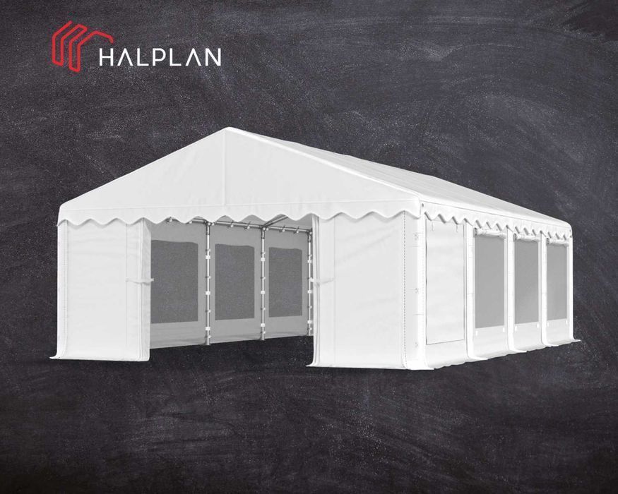 3x8x2m Namiot imprezowy ogrodowy z roletami moskitiera sezonowy PER S