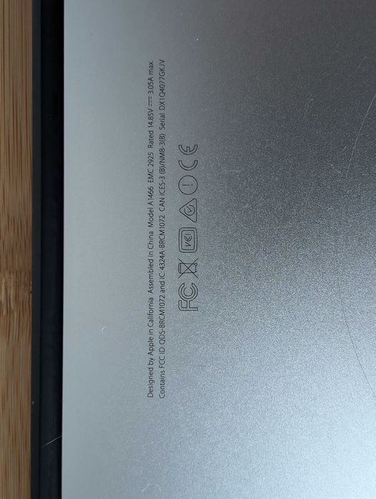 MacBook Air A1466 13,3 cali 256SSD i5 4GB 2015 dla dzieci lub seniorów