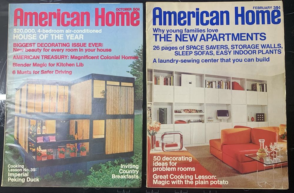 Revistas American home 1971