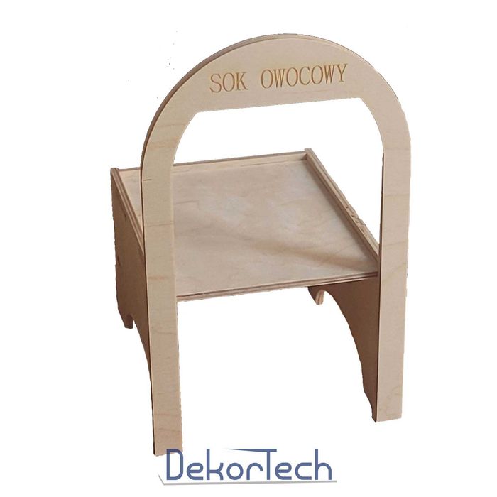 Podstawka na sok tłoczony w worku - z grawerem