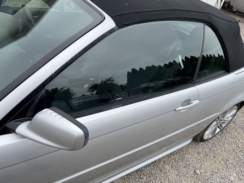 Listwy zewnętrzne shadow line bmw e46 cabrio M pakiet połysk