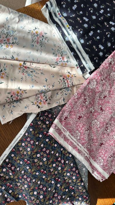 Liberty of London Fabrics – zestaw 12,55m tkanin 100% bawełna Winterbourne Collection