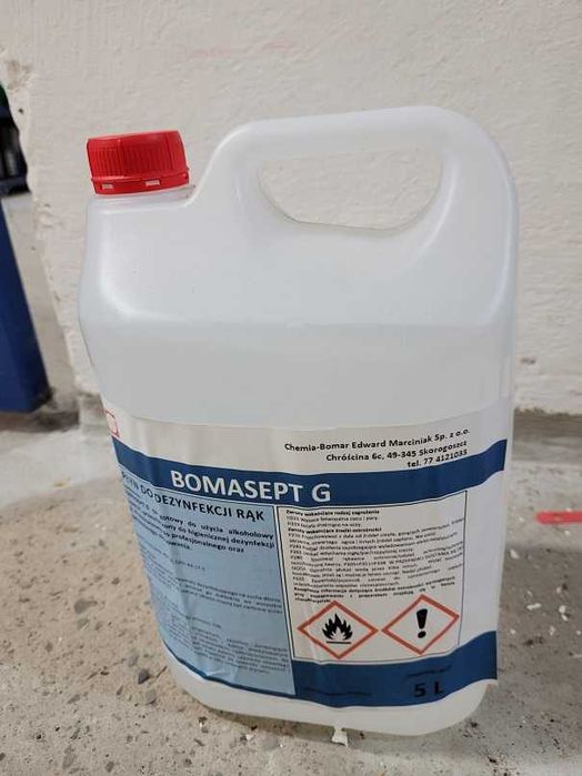BIOMASET płyn do dezynfekcji 5 litrów -4 sztuki